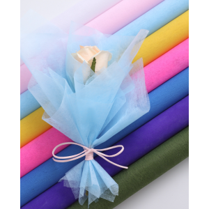 Yellow Cotton Paper Bouquet Wrapping Pack 33